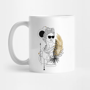 Apollo (Phoebus). Creative Illustration In Geometric And Line Art Style Mug